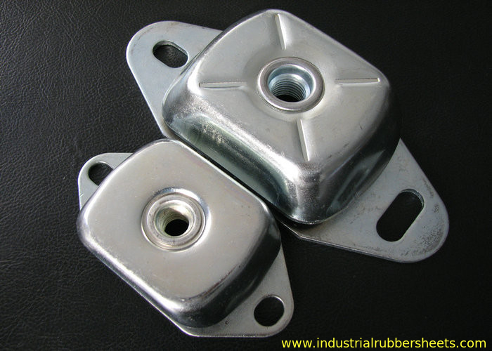 Smooth Surface Marine Rubber Shock Mounts / Anti Vibration Motor Mounts