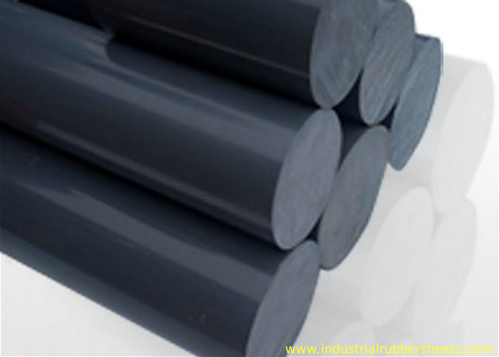Black Recycle Plastic PVC Solid Rod With Acid & Alkali Resistant