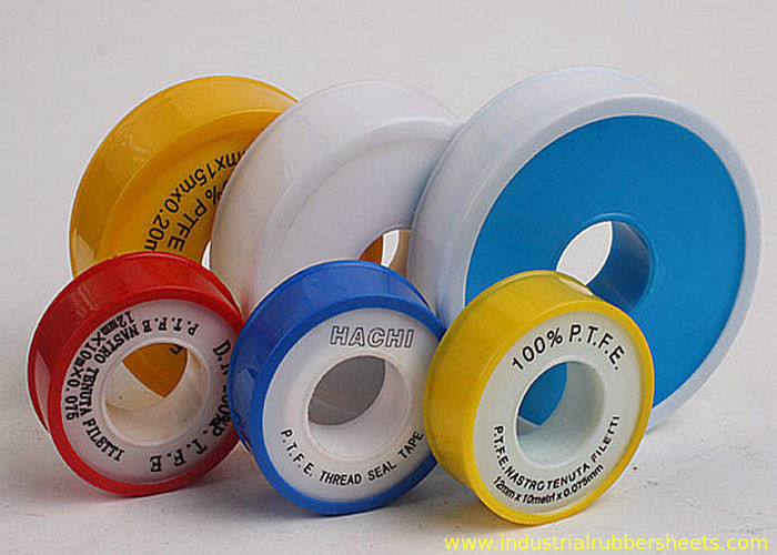 Cold Resistance PTFE Thread Seal Tape For Chemical Industry , Yellow