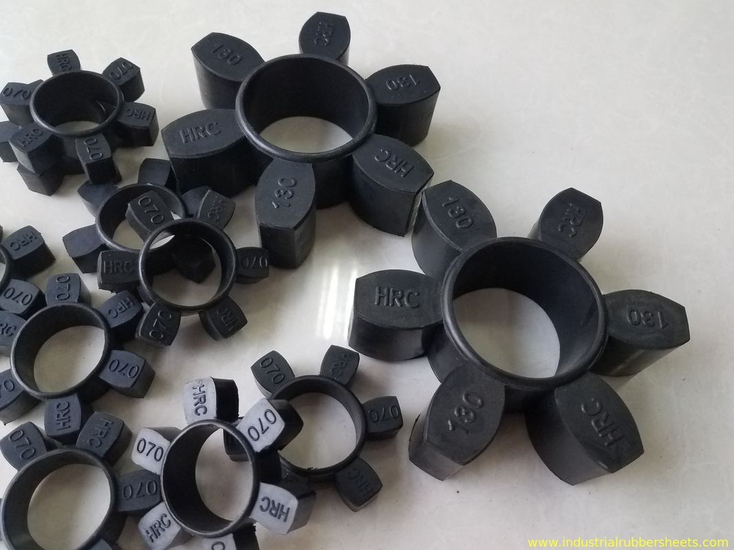 Black Color HRC PU Coupling Tensile Strength 50Mpa F Flange Type