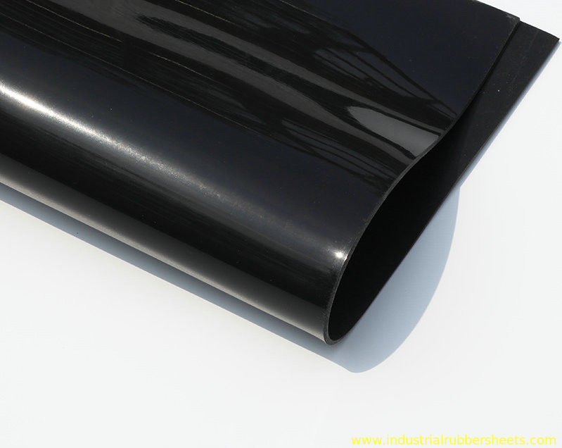 Black Color Silicone Rubber Sheet Smooth Surface 1.0 / 1.2m Width 10m