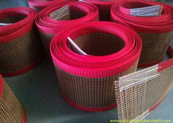Heat Resistance Food Grade PTFE Mesh 10 x 10mm , PTFE Mesh Conveyor Belt