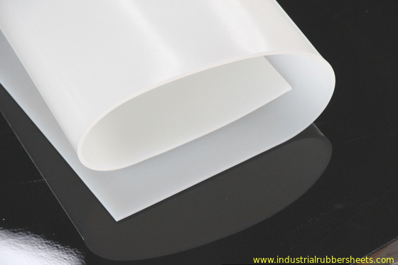 Translucent Color High Temperature Rubber Sheet 7.5 - 12Mpa Tensile Strength