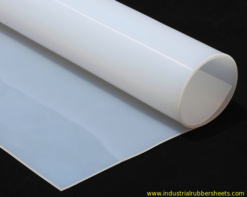 1.0 - 6.0mm Thichness White Rubber Sheet Natural Rubber Sheets Custom Size