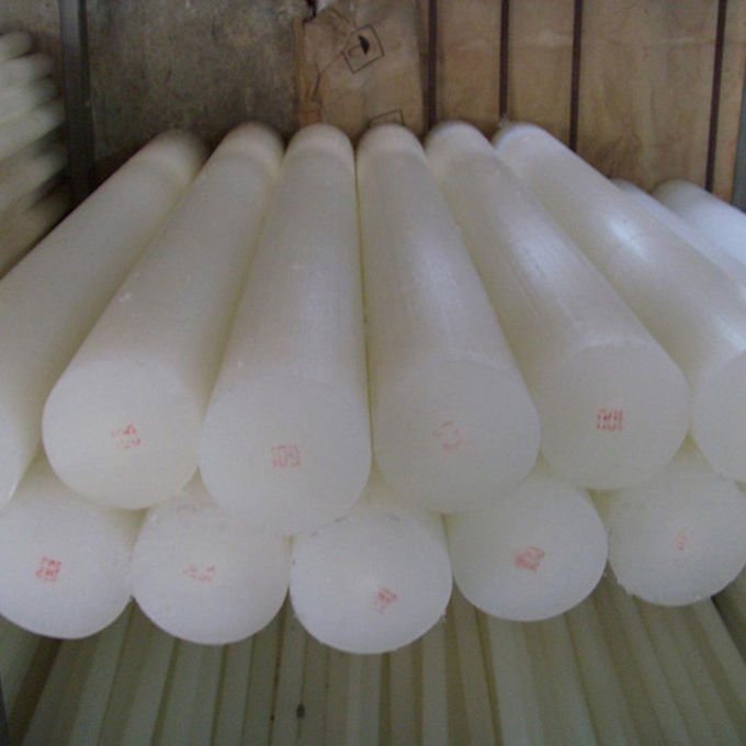 Premium Grade 100% Virgin PTFE Rod / White PTFE Rod With Corrosion Resistance