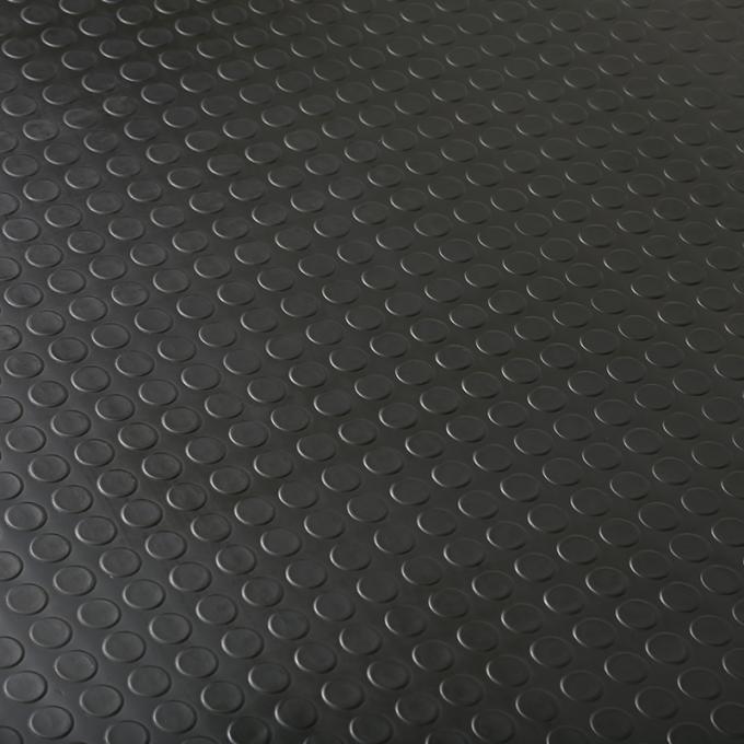Industrial Use Anti Slip Floor Mat Round Button Rubber Ground Sheet 3mm 0
