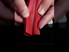 Red Translucent Silicone Extrusion , Silicone Profile For Sealing