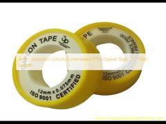 Anti - corrosion Colorful Unsintered PTFE Gasket Tape , 6 - 50m Length