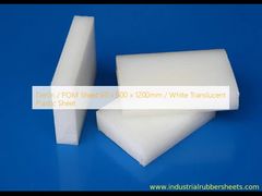 Derlin / POM Sheet 60 x 600 x 1200mm / White Translucent Plastic Sheet