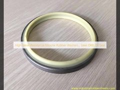 High Wear Resistance Siliocne Rubber Washers , Steel DKB Oil Seal
