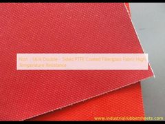 Non - Stick Double - Sided PTFE Coated Fiberglass Fabric High Temperature Resistance