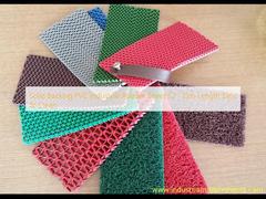 Solid Backing PVC Industrial Rubber Sheet 12 - 15m Length Easy To Clean