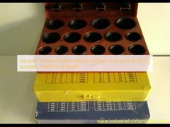 Standard Silicone Rubber Washers Rubber O Ring Kit  ISO3601 , AS568A , DIN3771, JIS B2401
