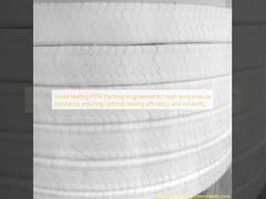 Good sealing PTFE Packing engineered for high temperature resistance ensuring optimal sealing efficiency and reliability