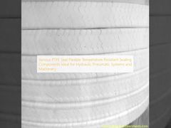 Various PTFE Seal Flexible Temperature Resistant Sealing Components Ideal for Hydraulic Pneumatic Systems and Machinery