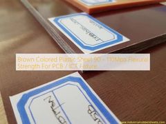Brown Colored Plastic Sheet 90 - 110Mpa Flexural Strength For PCB / ICT Fixture
