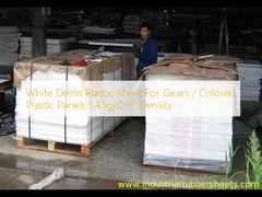 White Delrin Plastic Sheet For Gears / Colored Plastic Panels 1.45g/Cm³ Density