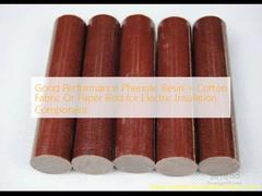 Good Performance Phenolic Resin + Cotton Fabric Or Paper Rod for Electric Insulation Component