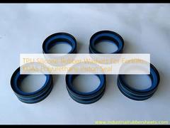 TPU Silicone Rubber Washers For Forklifts , KDAS Polyurethane Piston Seal