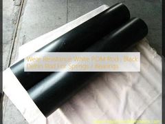 Wear Resistance White POM Rod , Black Delrin Rod For Springs / Bearings