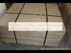 PA6 PA66 Nylon Plastic Sheet / White Nylon Sheet With 90Mpa Tensile Strength