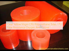 Clear Yellow Virgin CPU Polyurethane Tube / PU Tube Resistance Oxygen And Ozone