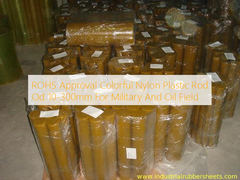 ROHS Approval Colorful Nylon Plastic Rod Od 10-300mm For Military And Oil Field