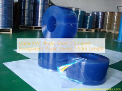 Matte PVC Plastic Sheet / Colored Transparent Plastic Sheets 1-50m Length