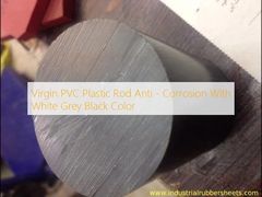 Virgin PVC Plastic Rod Anti - Corrosion With White Grey Black Color