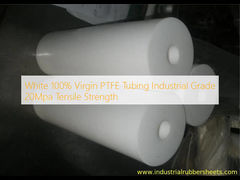 White 100% Virgin PTFE Tubing Industrial Grade 20Mpa Tensile Strength