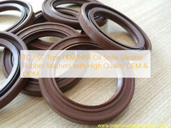 TC / SC Type FKM/NBR Oil Seals Silicone Rubber Washers with High Quality OEM & ODM