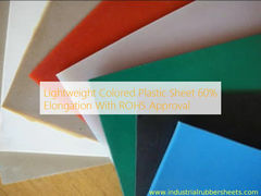 Lightweight Colored Plastic Sheet 60% Elongation With ROHS Approval