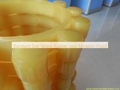 Standard Size Yellow Rubber Seal Abrasion Proof
