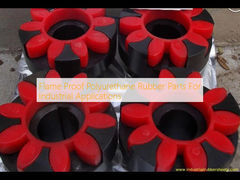 Flame Proof Polyurethane Rubber Parts For Industrial Applications