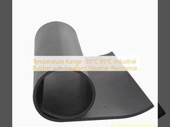 Temperature Range -35°C 85°C Industrial Rubber with Excellent Weather Resistance