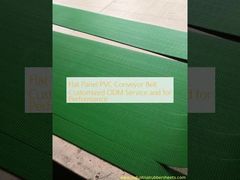 Flat Panel PVC Conveyor Belt Customized ODM Service and for Performance