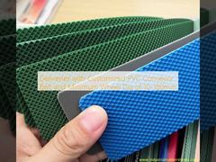 Deliveries with Customized PVC Conveyor Belt and Minimum Wheel Dia of 10-180mm