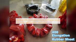 Industrial Rubber Sheet: 400% Elongation & Wear Resistance