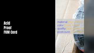 FKM Fluorubber Cord Industrial Seals Acid Resistant