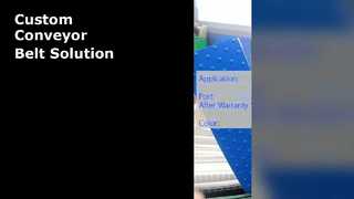 Custom White Conveyor Belt for Material Handling