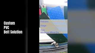 Food PVC Conveyor Belt Customizable Length