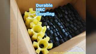 Black HRC Coupling 8Mpa 70-90A Industrial Shaft Coupling
