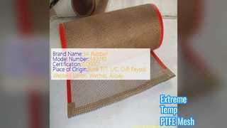 PTFE Mesh Belt Extreme Temp Chemical Resistant
