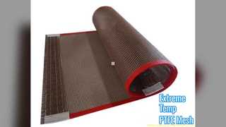 PTFE Mesh Belt Max Width 4m High Temp