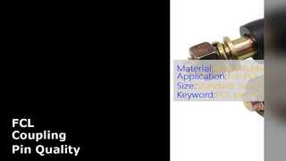 FCL Coupling Pin ISO 9001 Metal Rubber Standard Size