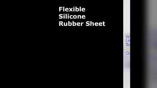 High Elongation Silicone Rubber Sheet - Flexible & Durable