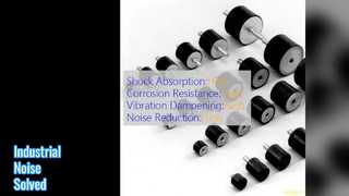 Rubber Shock Mounts Reduce Industrial Noise