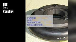 NBR Rubber Tyre Coupling F40 F250 High Tensile