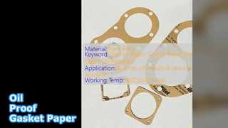 Oil Proof Washer Paper 180C 1m Wide Industrial Seals