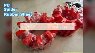 PU Spider Rubber Sheet High Elasticity